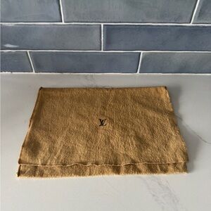 Louis Vuitton Tan Dust Bag